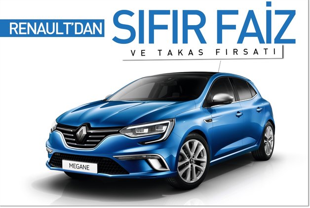 RENAULT’DAN SIFIR FAİZ VE TAKAS FIRSATI