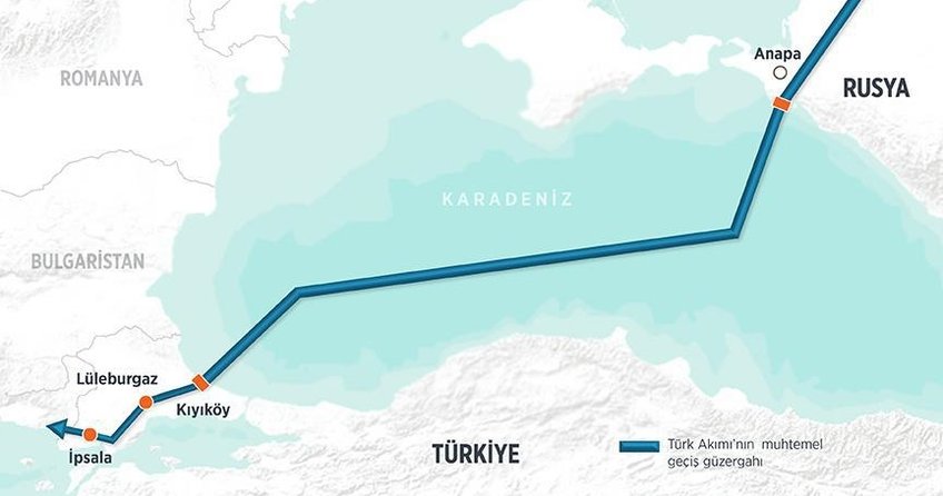 Rus enerji şirketi Gazprom’dan Türk Akımı’na 1.1 milyar lira!