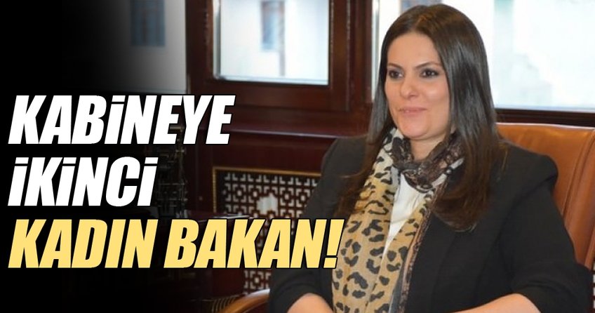 Kabinede ikinci kadın bakan