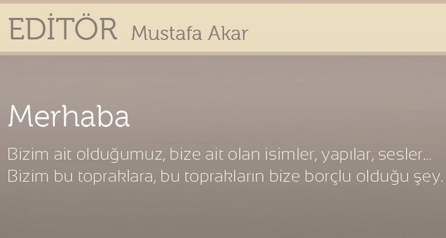 Temmuz 2018 | Editör Yazısı