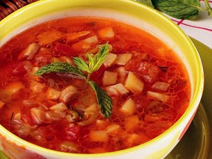Sebzeli Soğuk Çorba Tarifi