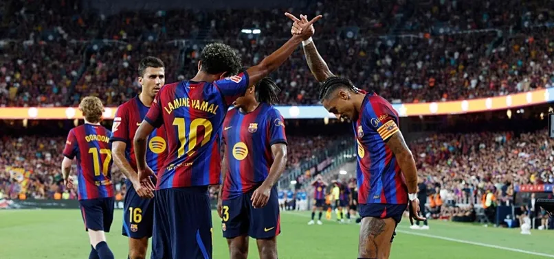 Photo: Anews Barcelona Top La Liga After Lamine Yamal and Raphinha Shine in 5-2 Win