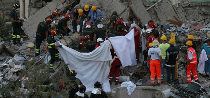 8TH BODY PULLED FROM THE RUBBLE IN ITALY BUILDING COLLAPSE
