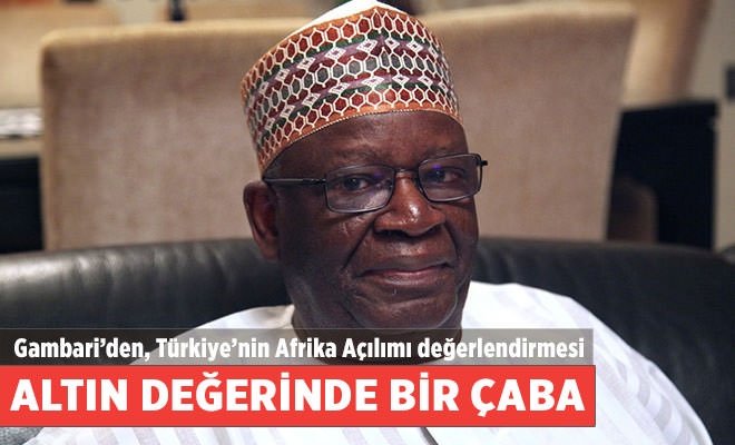 ’Türkiye’nin Afrika açılımı altın değerinde’