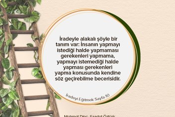 İrade nasıl eğitilir?