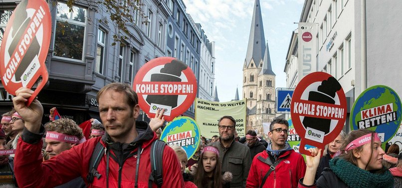 THOUSANDS PROTEST GERMAN COAL USE AHEAD OF CLIMATE MEETING