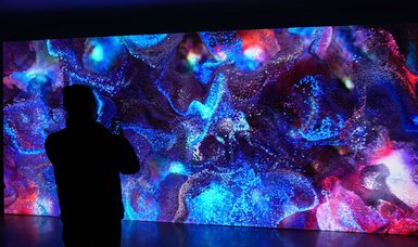 Turkish artist first to showcase artwork on world's largest LED screen