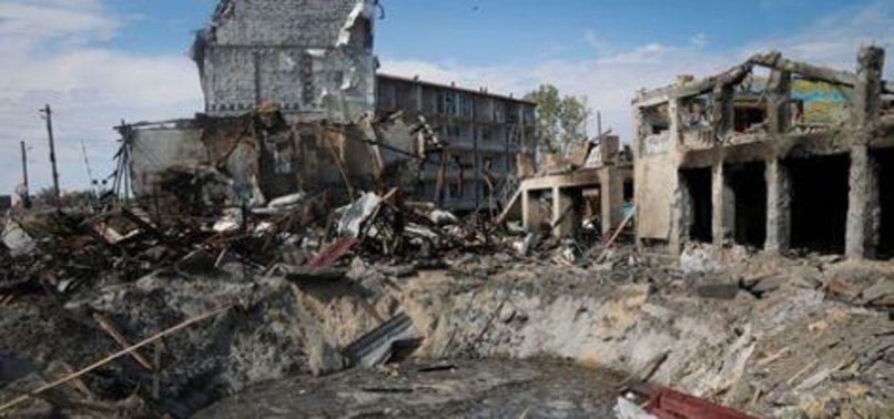 UKRAINE: RUSSIAN FORCES LEFT 2 VILLAGES IN KHERSON REGION