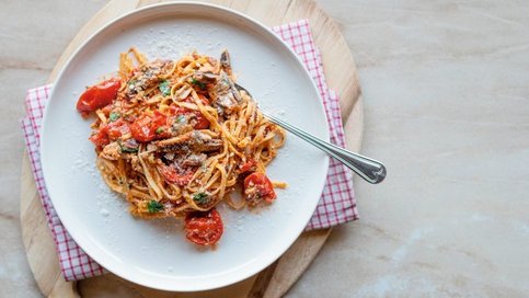 Limonlu, Sardalyalı Tagliatelle