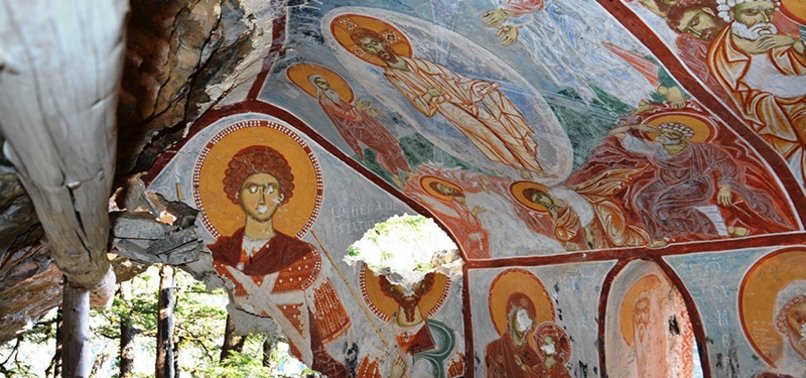 CHAPEL DISCOVERED DURING RENOVATIONS AT SÜMELA MONASTERY IN TURKEYS TRABZON