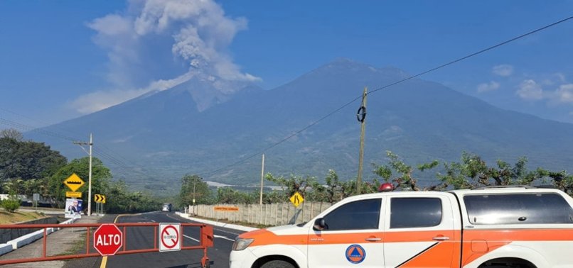 GUATEMALAS FIRE VOLCANO ERUPTS, PROJECTING MASSIVE ASH CLOUD