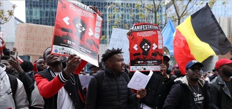 AFRICAN UNIVERSITY STUDENTS PROTEST DISCRIMINATION IN BELGIUM