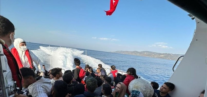 TÜRKIYE RESCUES 15 IRREGULAR MIGRANTS IN AEGEAN SEA