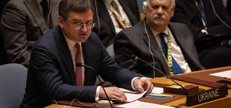 UKRAINE SAYS PEACE PROPOSALS MUST BE ALIGNED WITH U.N. DEMANDS