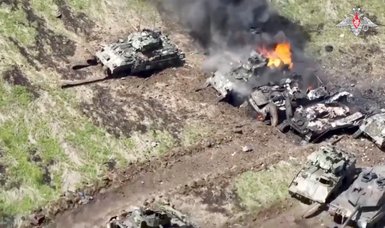 Russian military says it has destroyed four more Leopard tanks