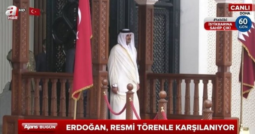 Cumhurbaşkanı Recep Tayyip Erdoğan Katar’da