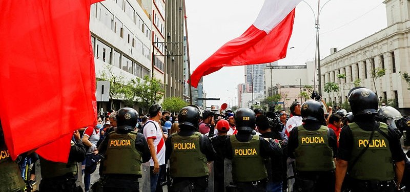 Peru's president detained by security forces- national police tweet