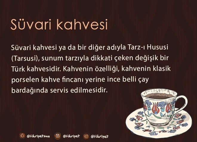 Türk kahvesi çeşitleri hakkında bilgiler Galeri Fikriyat Gazetesi