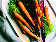 Fırında Renkli Havuç Glaze