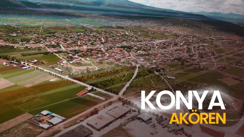 Anadolu diyarı Konya’nın Akören ilçesinde