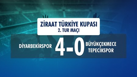 Diyarbekirspor 4 - 0 Büyükçekmece Tepecikspor (Ziraat Türkiye Kupası 2. Tur Maçı)