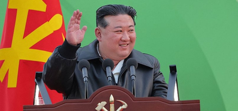 NORTH KOREA LEADER KIM JONG UN CONGRATULATES PUTIN ON RE-ELECTION