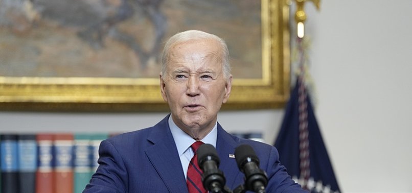 BIDEN SAYS PALESTINE PROTESTS HAVE NOT CAUSED MIDDLE EAST POLICY RECONSIDERATIONS
