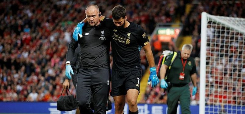 LIVERPOOL KEEPER ALISSON INJURED IN OPENING GAME OF THE SEASON