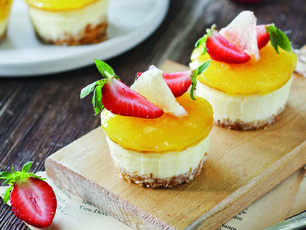 Limonlu Mini Cheesecake