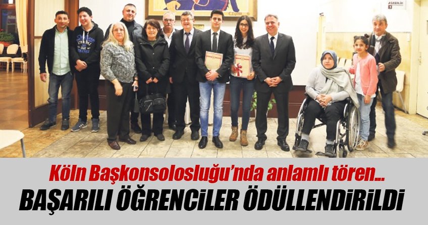 Başarılı öğrencilere ödül