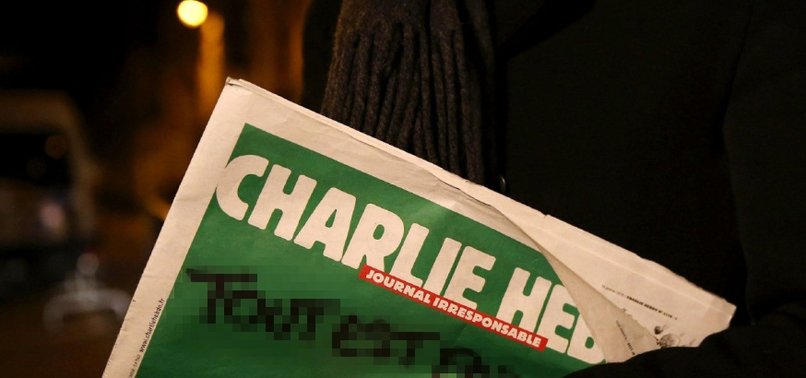FRENCH MAGAZINE CHARLIE HEBDO BRINGS OUT WITH AN ISLAMOPHOBIC COVER IN ITS LAST ISSUE