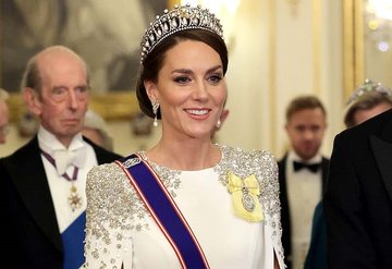 Kate Middleton Prenses unvanıyla ilk resmi davetinde