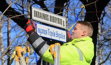 Prague changes Russian embassy's street name to 'Ukrainian heroes'