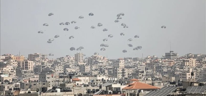US CONDUCTS HUMANITARIAN AIRDROPS INTO GAZA