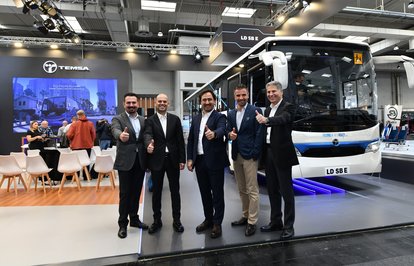 TemsaAvrupanınilkelektriklişehirlerarasıotobüsünütanıttı
