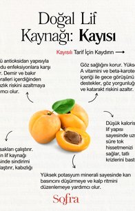 Doğal Lif Kaynağı Kayısı