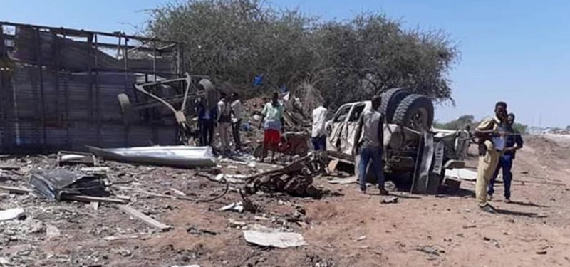 5 killed, 14 wounded in suicide attack in Somali capital Mogadishu