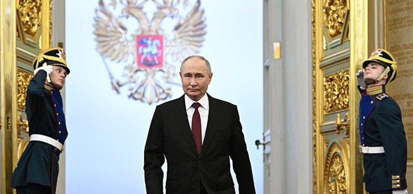 RUSSIA’S PUTIN SWORN IN AS PRESIDENT FOR 5TH TERM