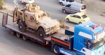 US deploys hundreds of truckloads of equipment in Syria to provide military and logistic support to YPG/PKK