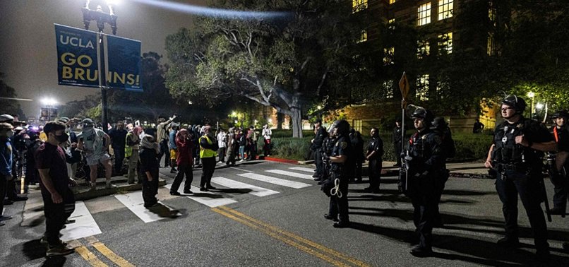 DOZENS ARRESTED IN NEW PRO-PALESTINIAN PROTESTS AT UNIVERSITY OF CALIFORNIA