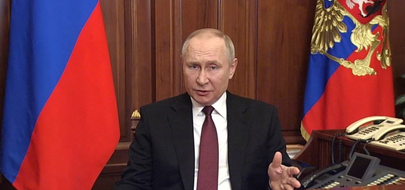 PUTIN CALLS ON UKRAINIAN MILITARY TO SEIZE POWER TO BETTER NEGOTIATE WITH RUSSIA