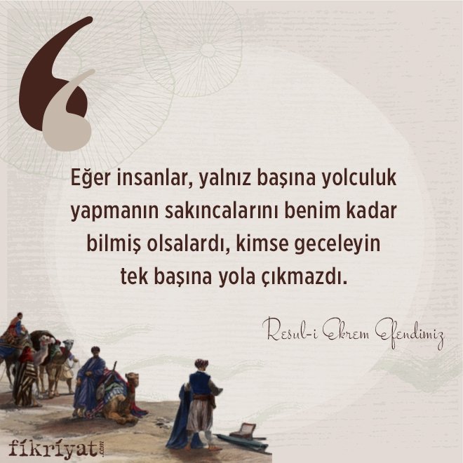 Yolculuk hakkında 25 hadis