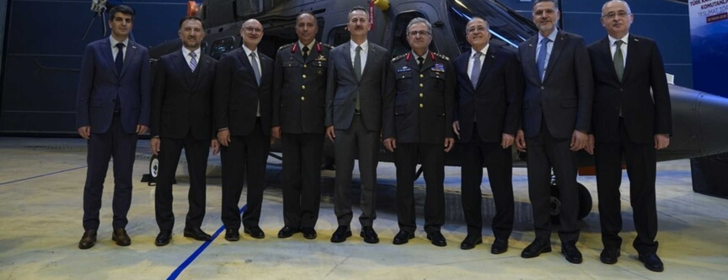 GÖKBEY helikopteri Kara Kuvvetleri Komutanlığına teslim edildi