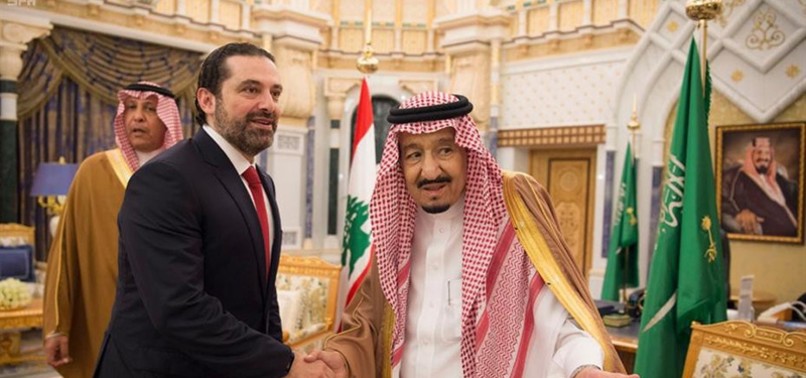 SAUDI KING, LEBANON PM HARIRI HOLD TALKS IN RIYADH ON FIRST VISIT SINCE SHOCK RESIGNATION