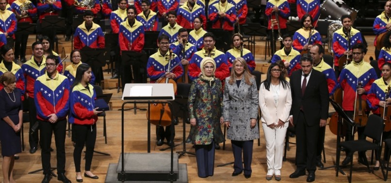 TURKISH CLASSICS DONNED WITH EL SISTEMA TALENT IN PERFORMANCE IN HONOR OF FIRST LADY ERDOĞAN IN CARACAS