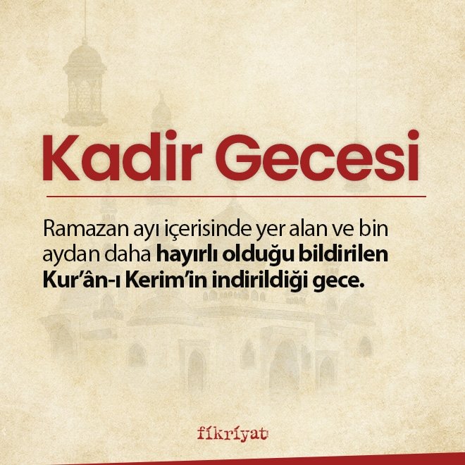 KADİR GECESİ