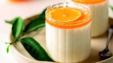 Limonlu Panna Cotta