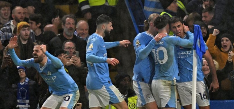 MANCHESTER CITY DRAW WITH CHELSEA IN 8-GOAL THRILLER