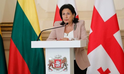 Georgian president vetoes ’foreign agents’ bill