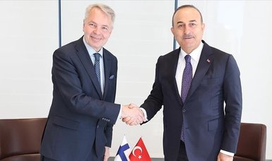 Turkish, Finnish foreign ministers talk NATO enlargement